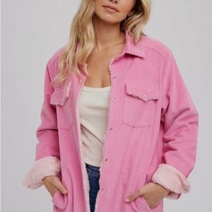 Pink Corduroy, Sherpa inside jacket